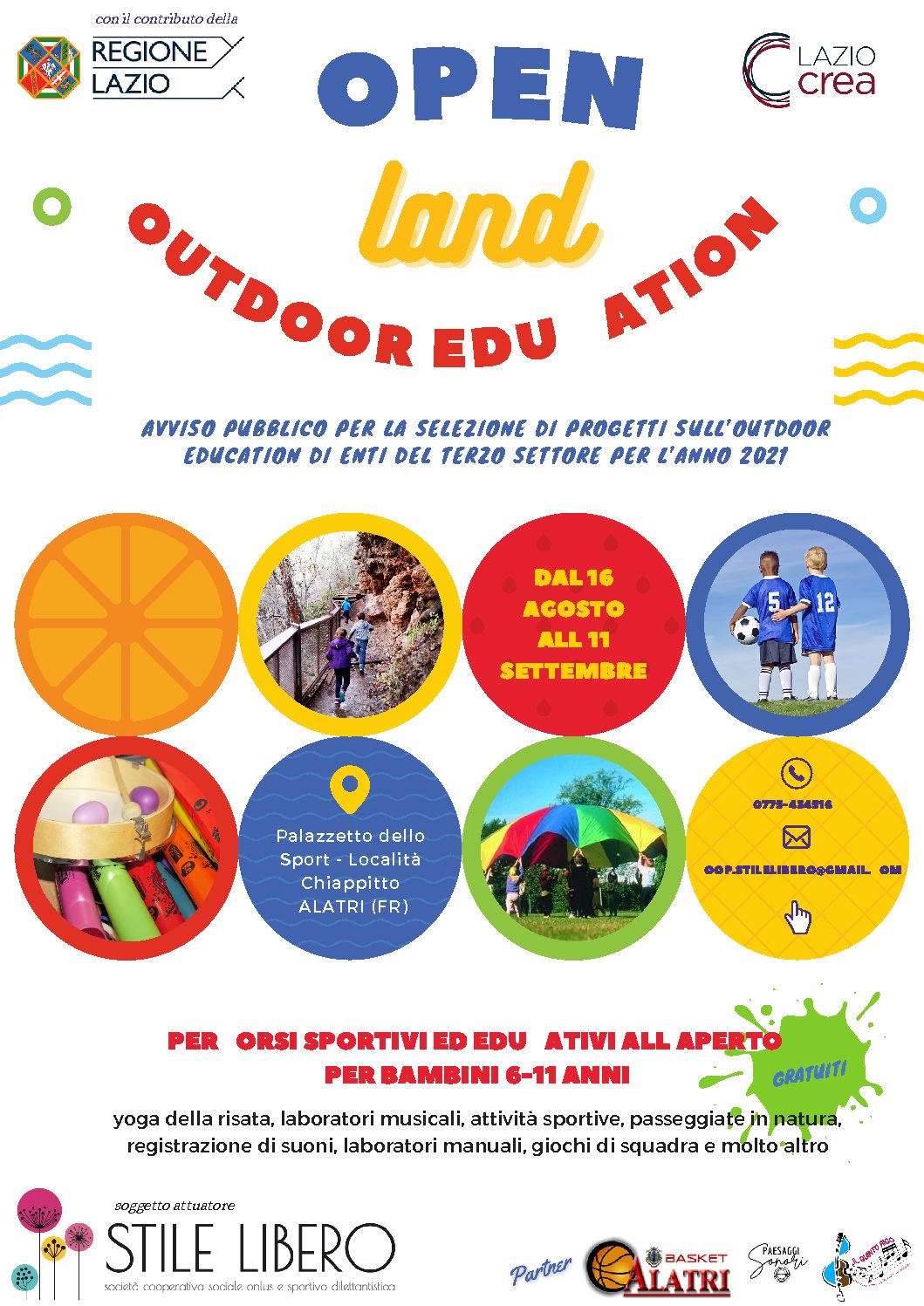 Progetto “OPEN LAND – Outdoor Education”