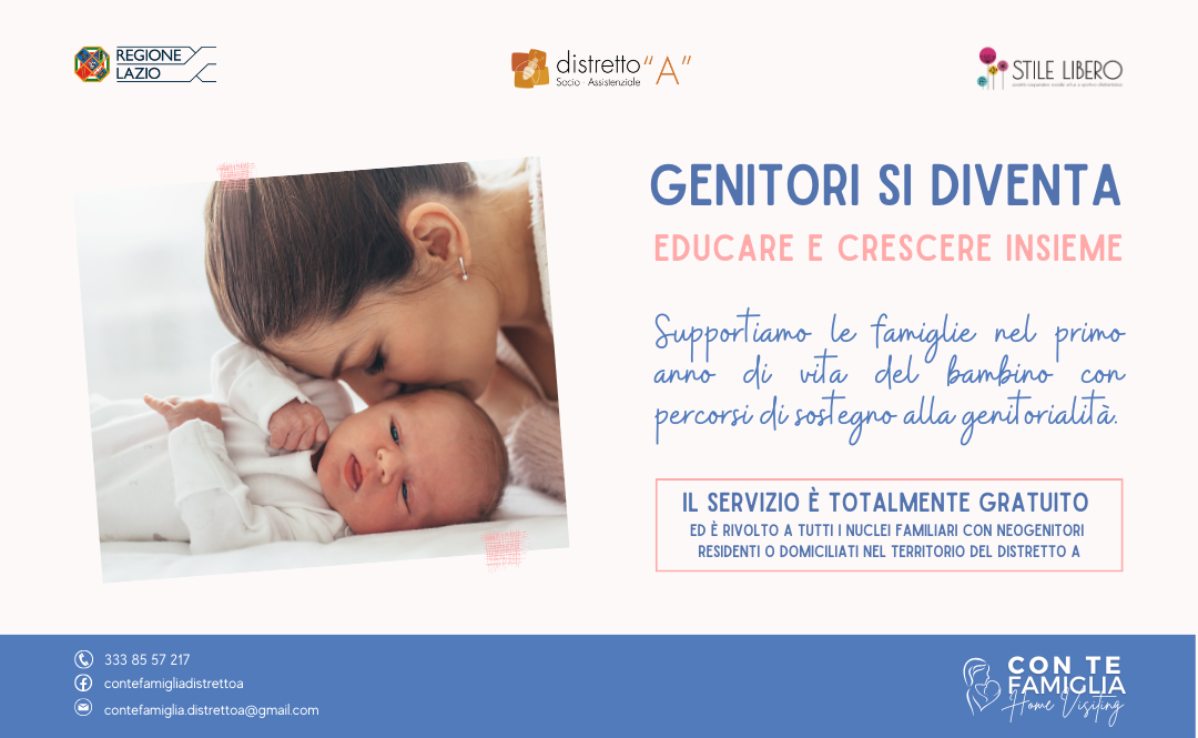 Con Te Famiglia progetto di home visiting per i neo genitori