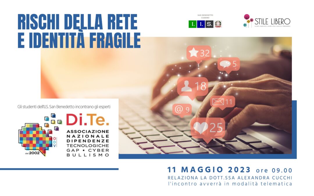 Webinar Rischi della Rete IIS San Benedetto Cassino Cooperativa Stile Libero Alatri